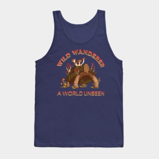 Wild Wanderer - A World Unseen - Turtle and Mushrooms Tank Top